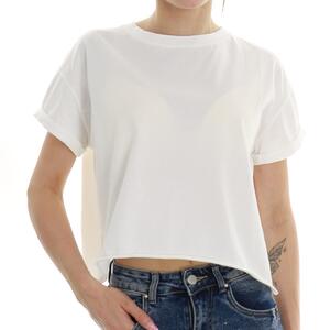 T-SHIRT CROP BIANCO